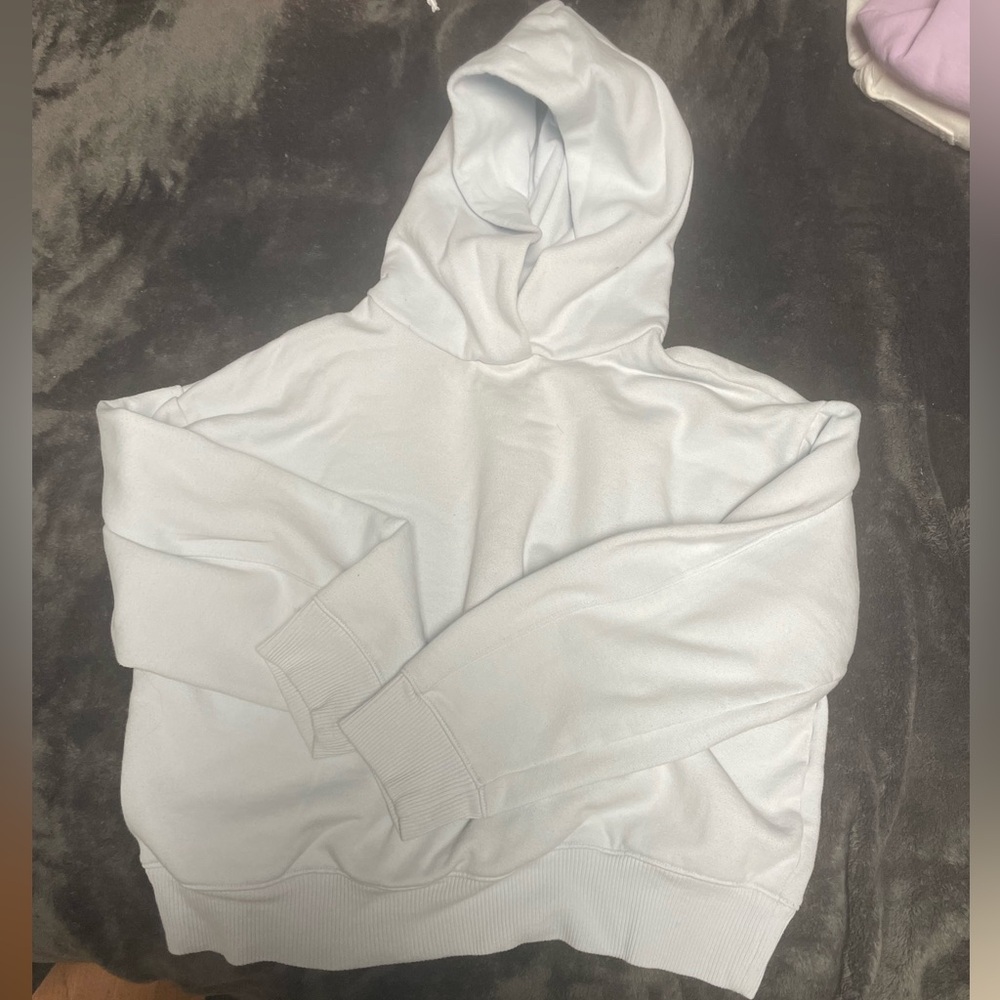 Baby blue hoodie